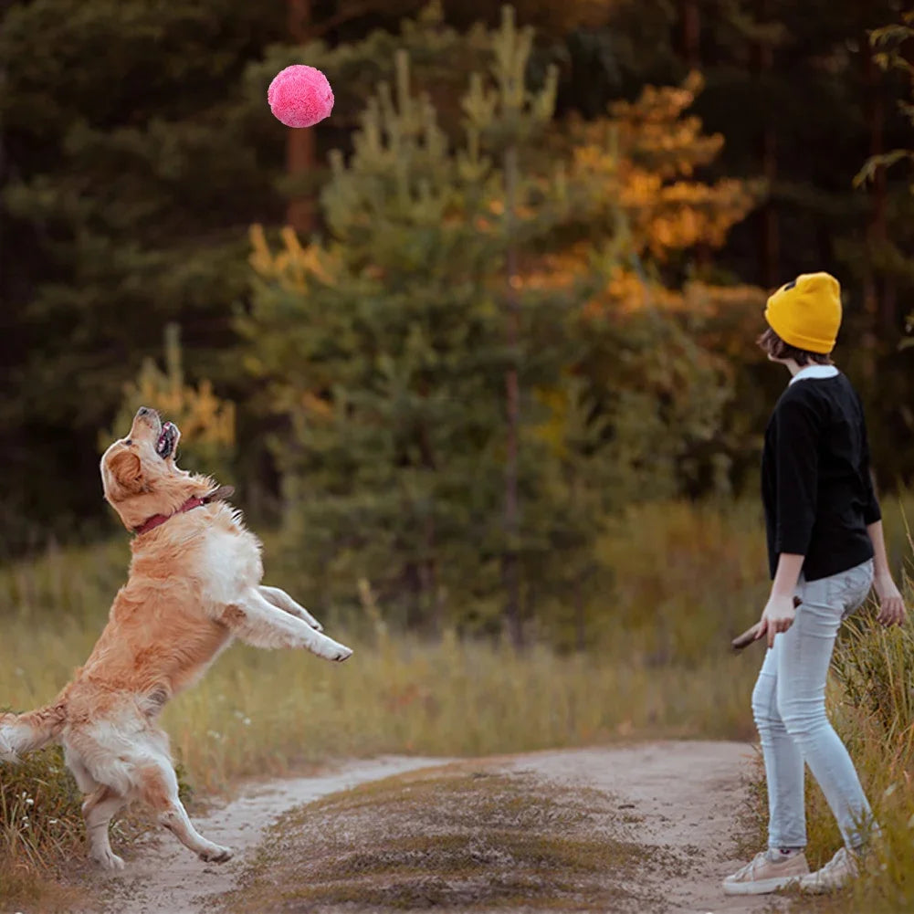 Magic Rolling Ball Activation Automatic Scroll Electric Dog Cat Toy With 4 Color Plush Cover Cleaning Home Dust Cleaner