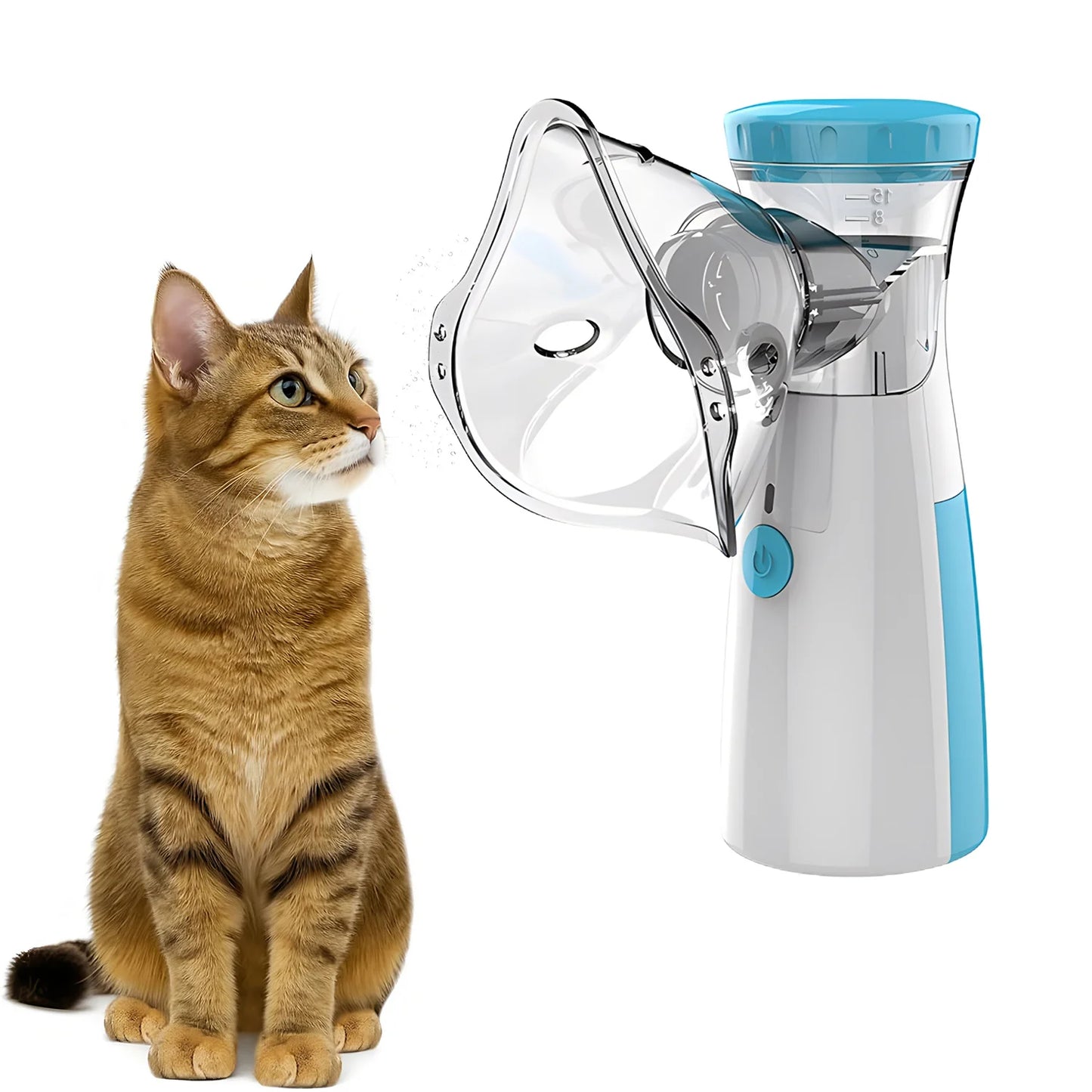 Vet-Recommended Pet Nebulizer for Dogs & Cats - Electronic Animal Nebulizer for Respiratory Treatment at Home