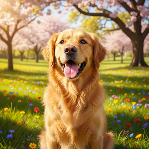 Happy dog