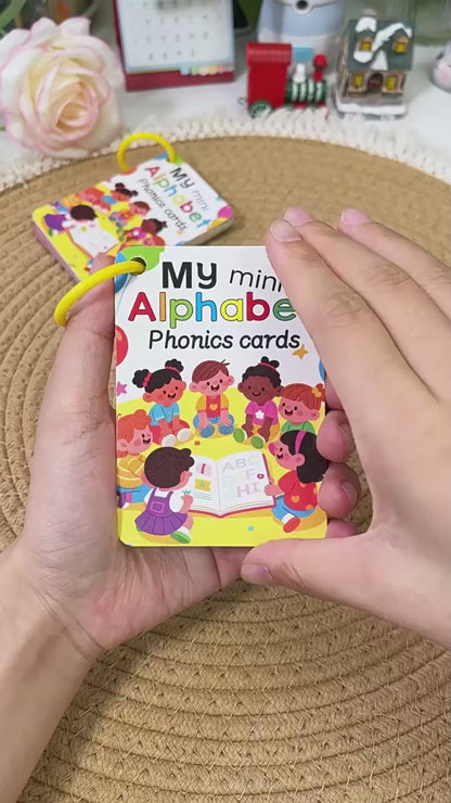 156 Words A-Z Learning Cards with Pictures, 27 English Word Cards, Educational Cognitive Games
